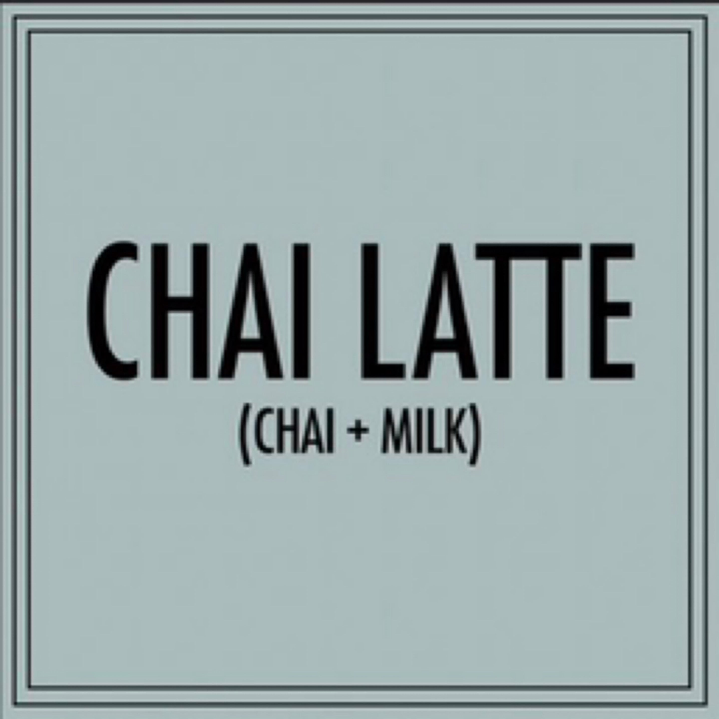 Chai Latte | Grounds for Coffee 25th Street